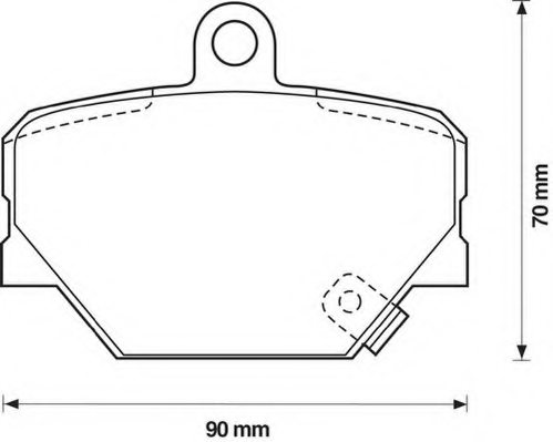 STOP 571995S Brake Pad Set, disc brake
